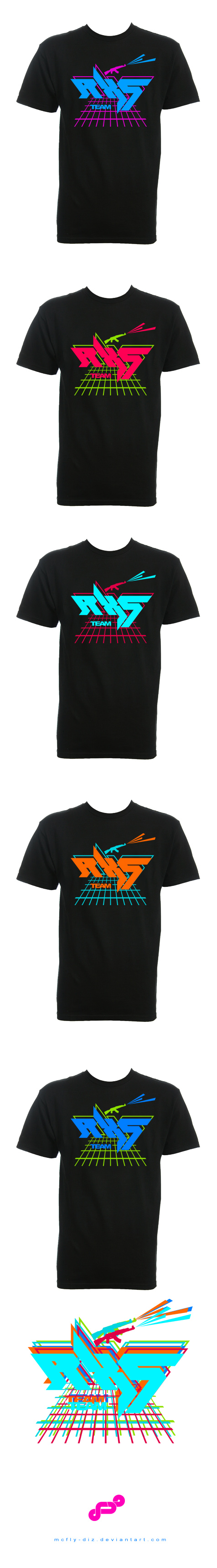 logo tshirt RXS team