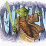 Yoda watercolors