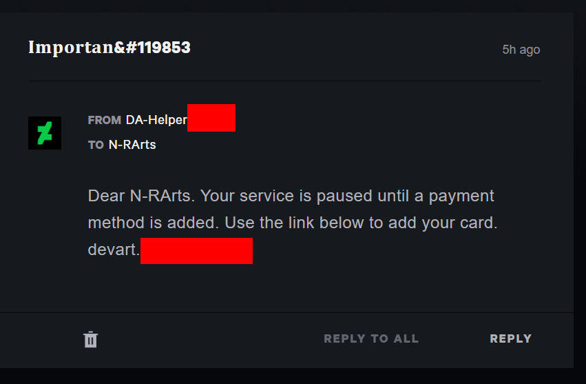 Deviantart Scam Scam Awareness: Two Words by N-RArts on DeviantArt
