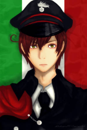 [APH - Fanart] Lovino Vargas - Carabinieri by AkikoKamui97