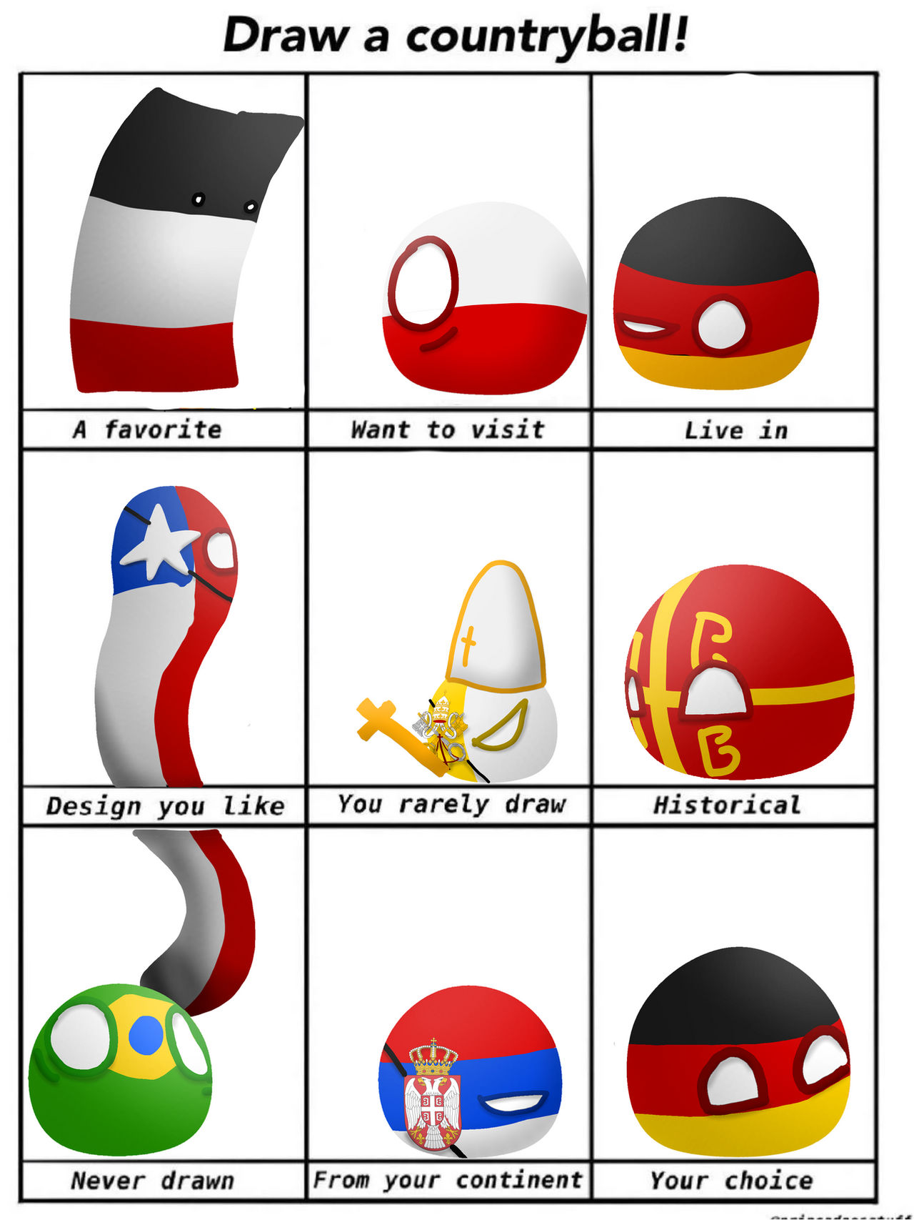 Engrish Guide Countryballs Draw a Countryball by SebbenGeparrianBall on DeviantArt