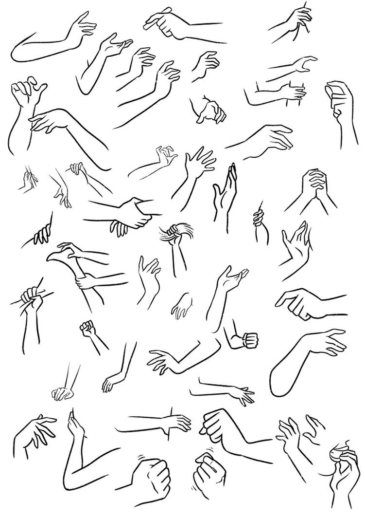 Archie-comics-style female hand reference by pizzalazerbot on DeviantArt
