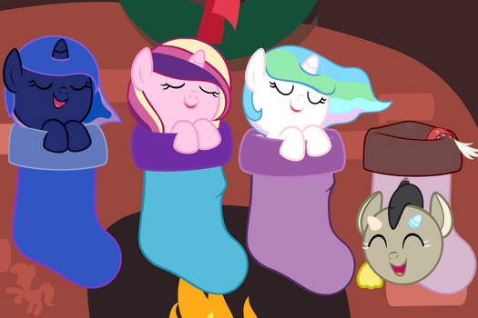 Ponies in Stockings, Am I Doing It Right?