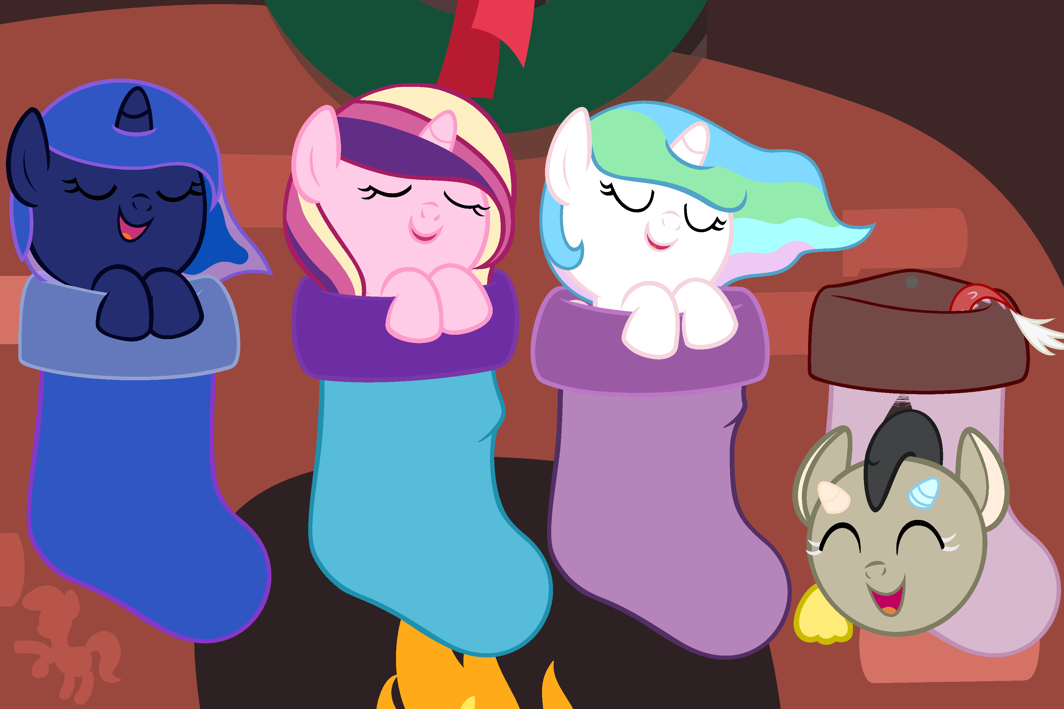 Ponies in Stockings, Am I Doing It Right?