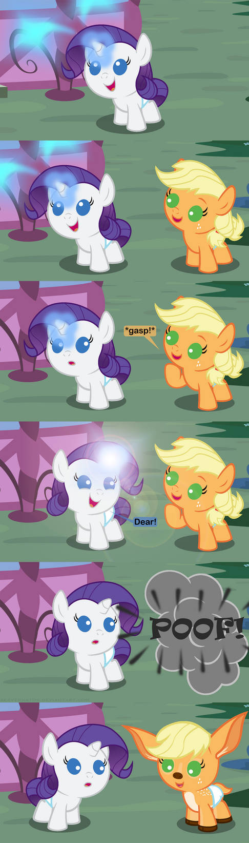Applejack Meets Rarity by Beavernator on DeviantArt