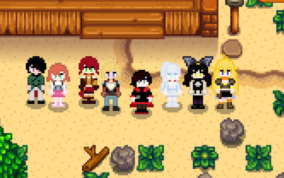 Team RWBY and JNPR Visit Stardew Valley