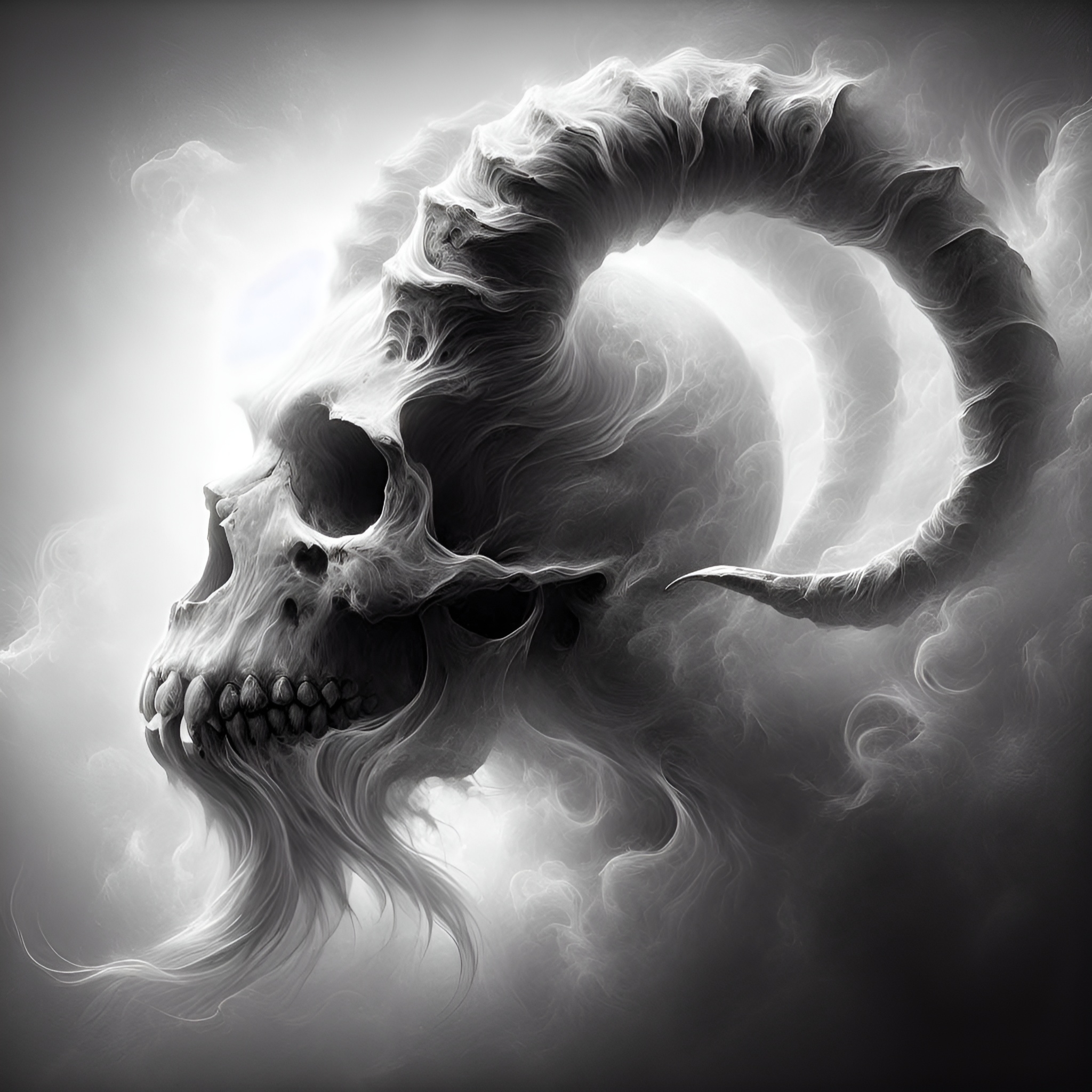 Skull clouds