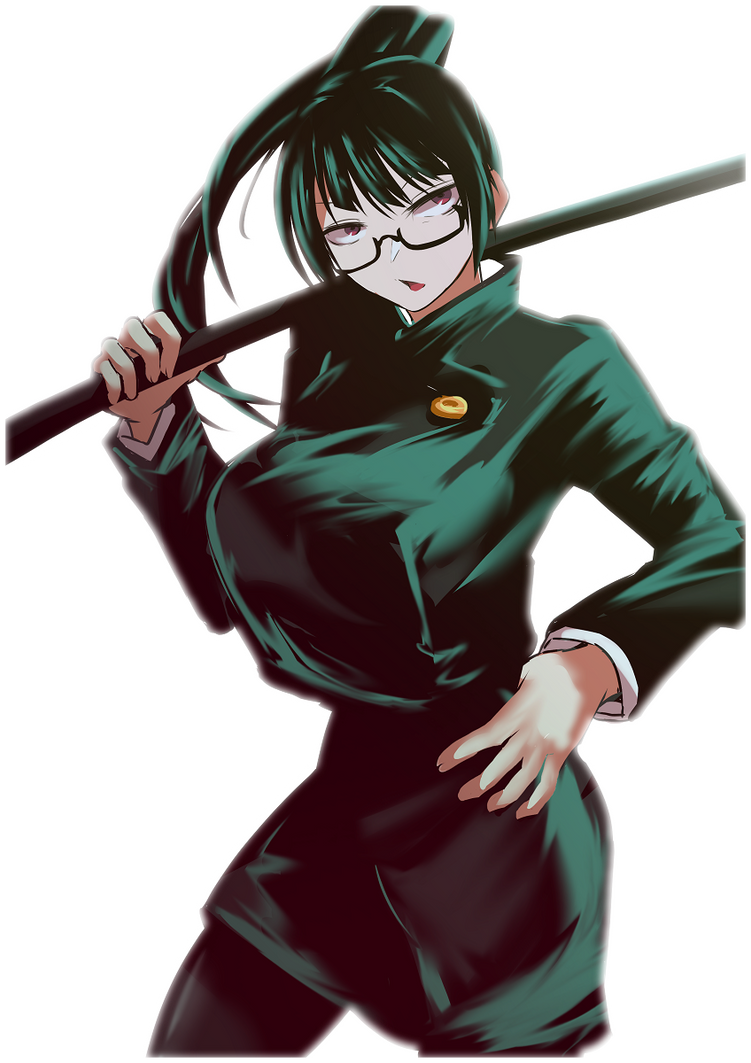 Maki Zenin (Jujutsu Kaisen) render by SpiderGuy2008 on DeviantArt