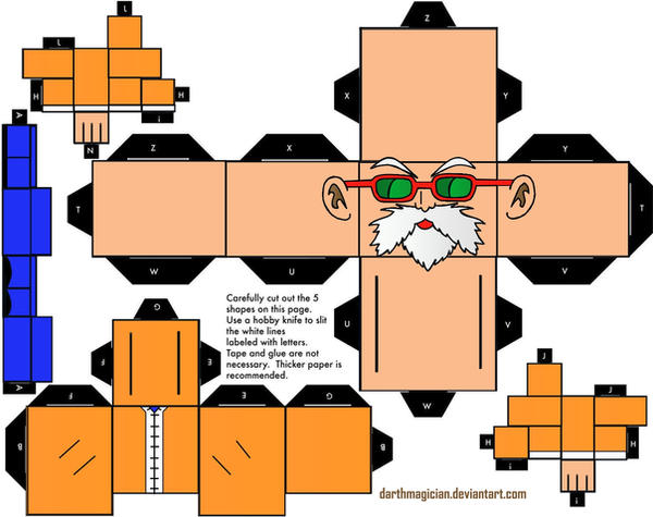 Muten Roshi Colouring In muten roshi cubee by darthmagician on DeviantArt