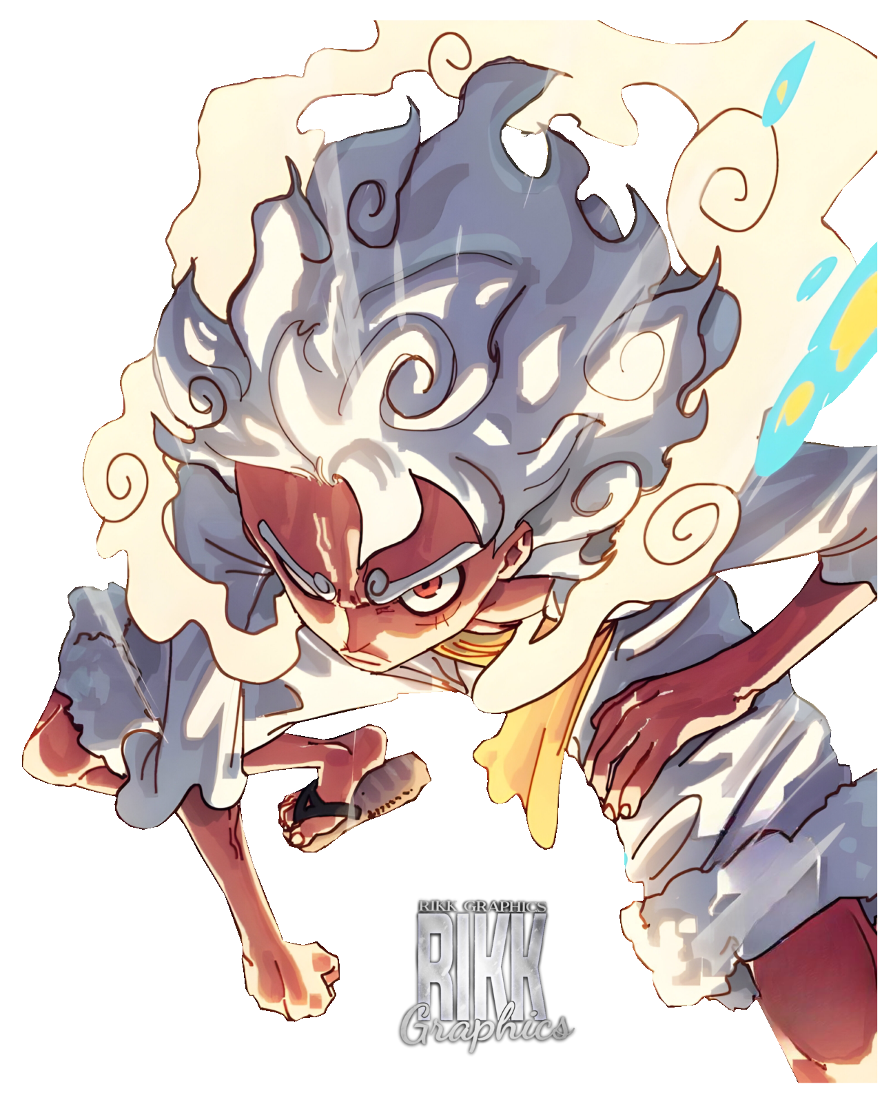 Luffy Gear 5 (One Piece) by artyshandls on DeviantArt