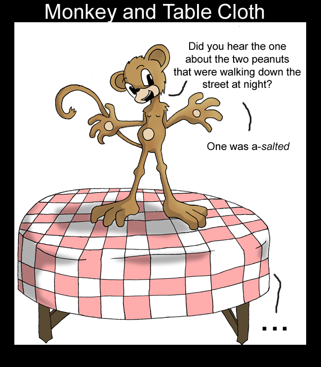 Monkey and a Table Cloth