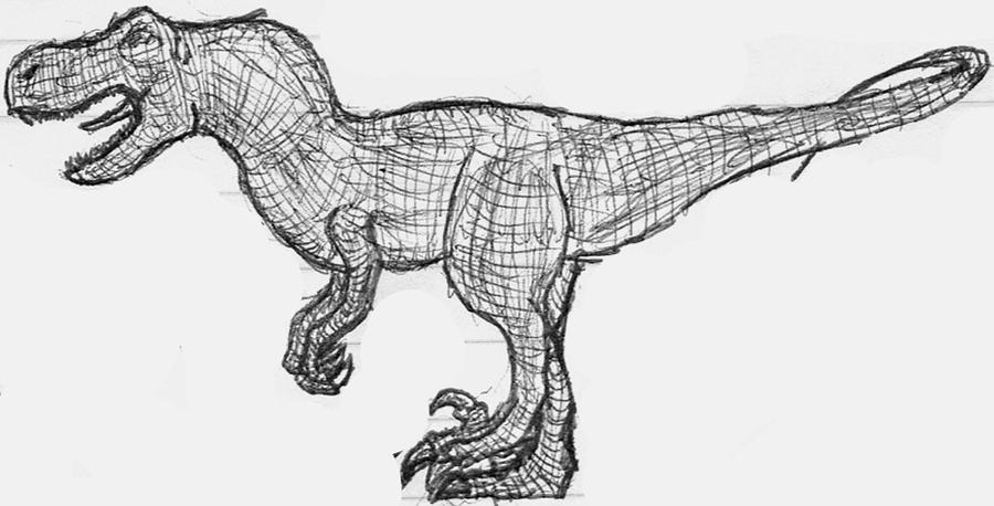 Raptor sketch by keeperxiii on DeviantArt