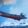 1/1000 Space Battleship Yamato diorama