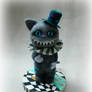 Cheshire Cat. Alice in Wonderland. Art doll