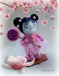 Spring came! Art doll LeRu Gallery