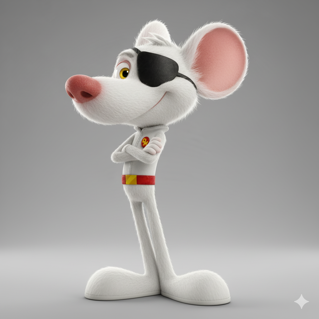 Danger Mouse (CGI Version) by AaronTheBlueMothBoy on DeviantArt