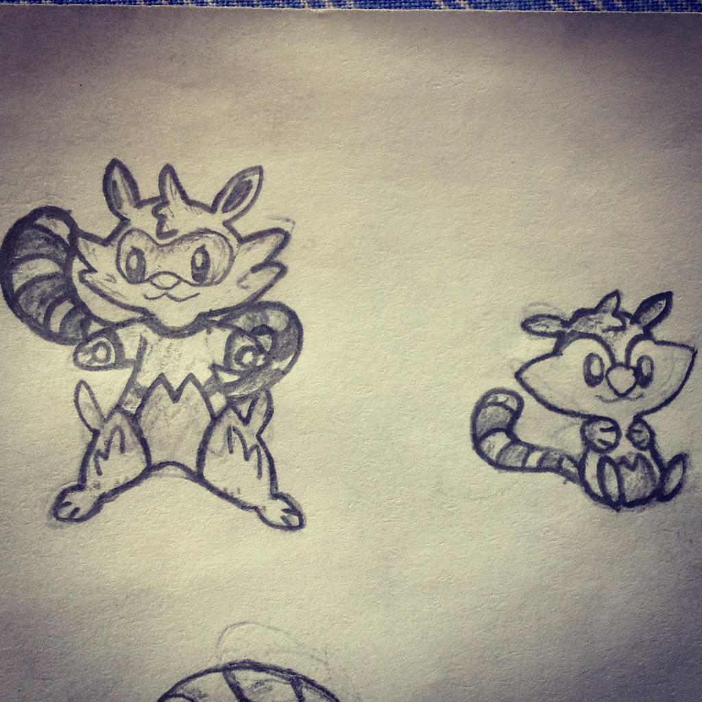 Fakemon Racoon CUTE raccoon Fakemon. by IDAN487 on DeviantArt