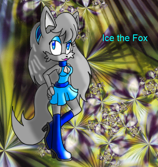 Ice the Fox in Snow Crystal.