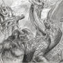 Mothra, Kong, Godzilla and Ghidorah