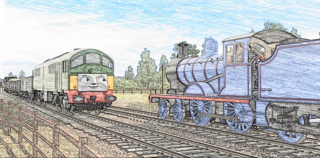 Boco Edward Sketch: BoCo and edward by TheSteamEngines on DeviantArt