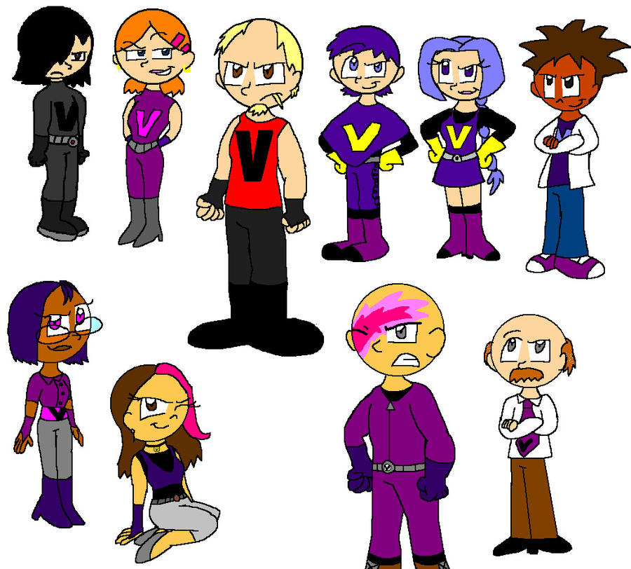 Team Vortex Members by CrazyNutBob on DeviantArt