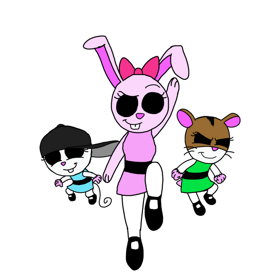Powerpuff Rodents by CrazyNutBob on DeviantArt