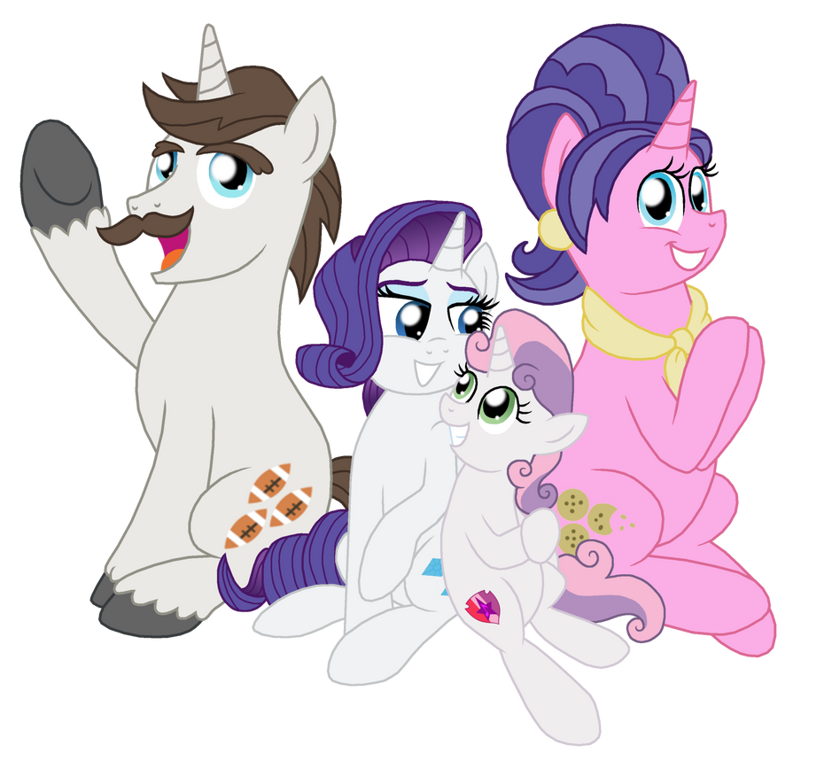 Mlp Rarity's Family Rarity's Family by CrazyNutBob on DeviantArt