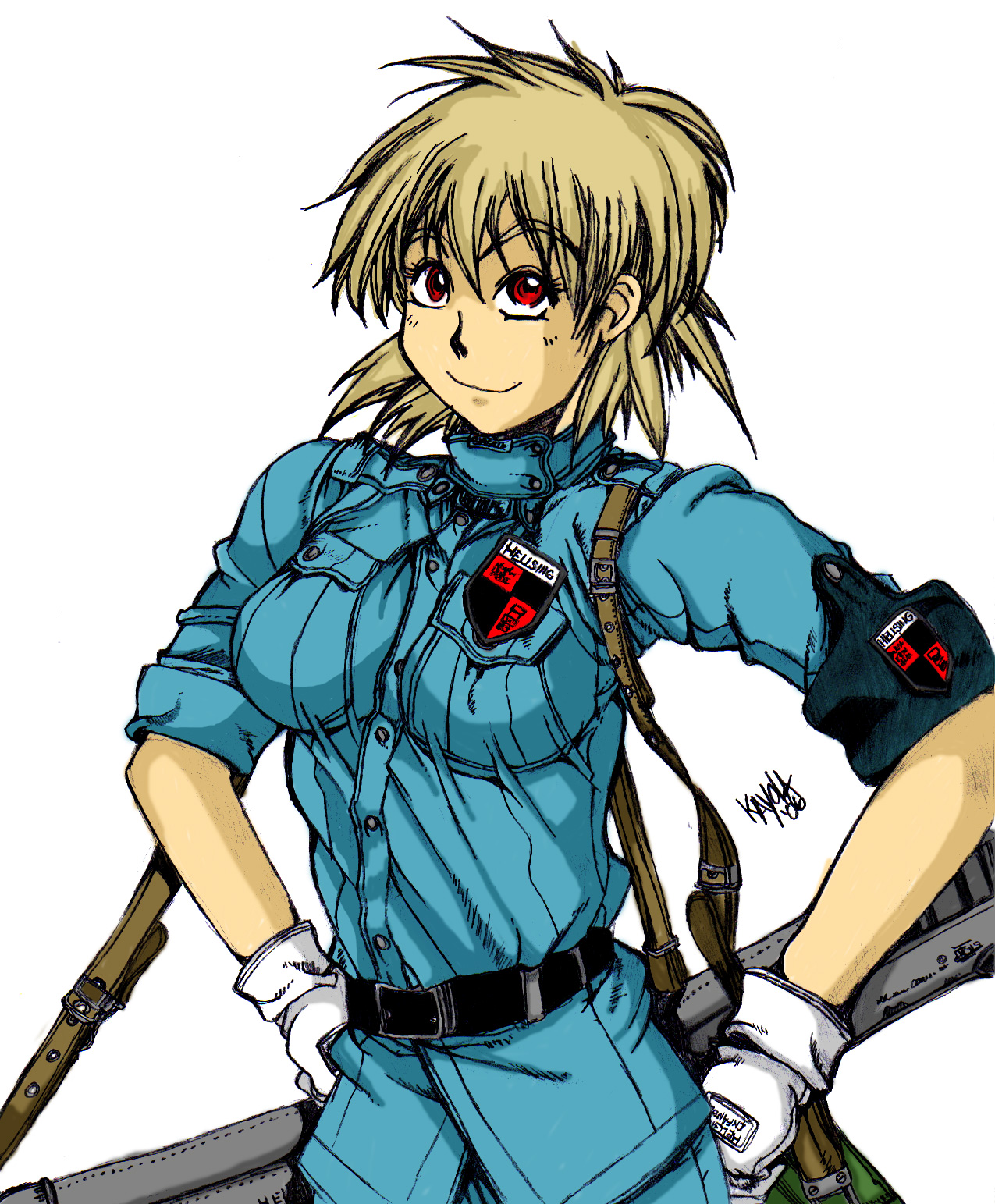 Character: Seras Victoria (Police, Hellsing, Casual) : r/codevein