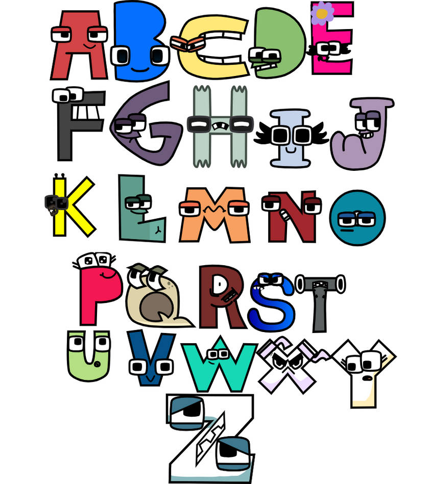 My Alphabet Lore Sets (All Characters) by AJTSNL8Arts on DeviantArt