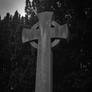 Black and white cross