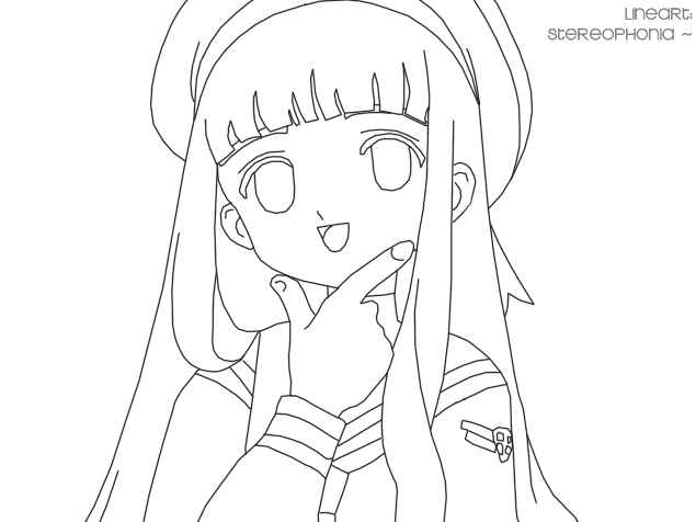 Tomoyo Lineart