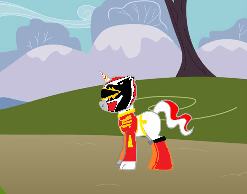Pony Rangers Megahorse Red by SoniKaBlam on DeviantArt