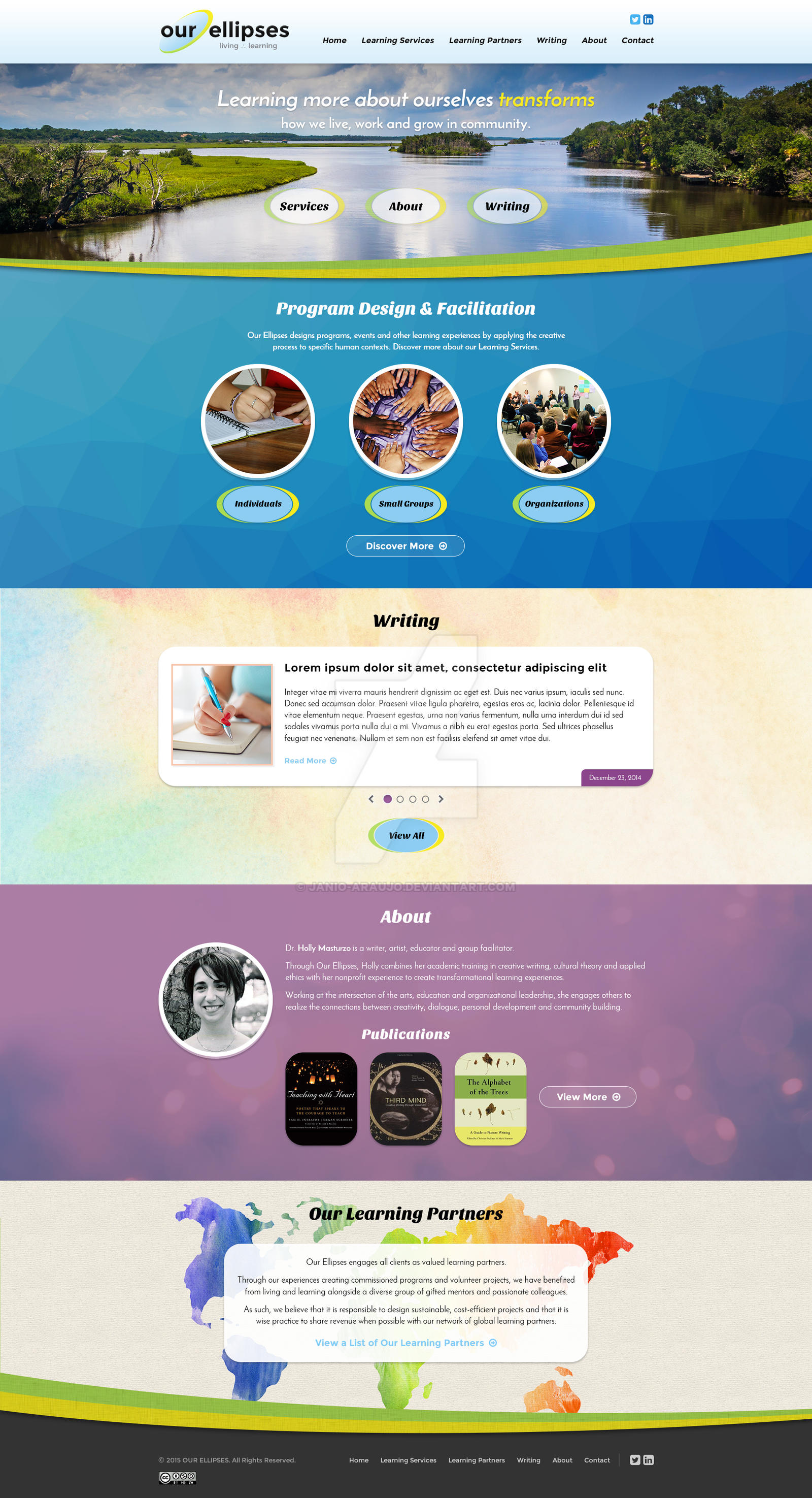 Ellipses Design Ui Our Ellipses - Website Design by janio-araujo on DeviantArt