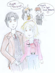 Red String Doctor Who Coloured by GracieLizzy