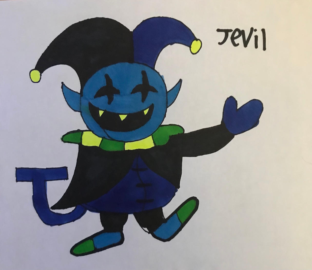Jevil by VioletCeruledge1122 on DeviantArt