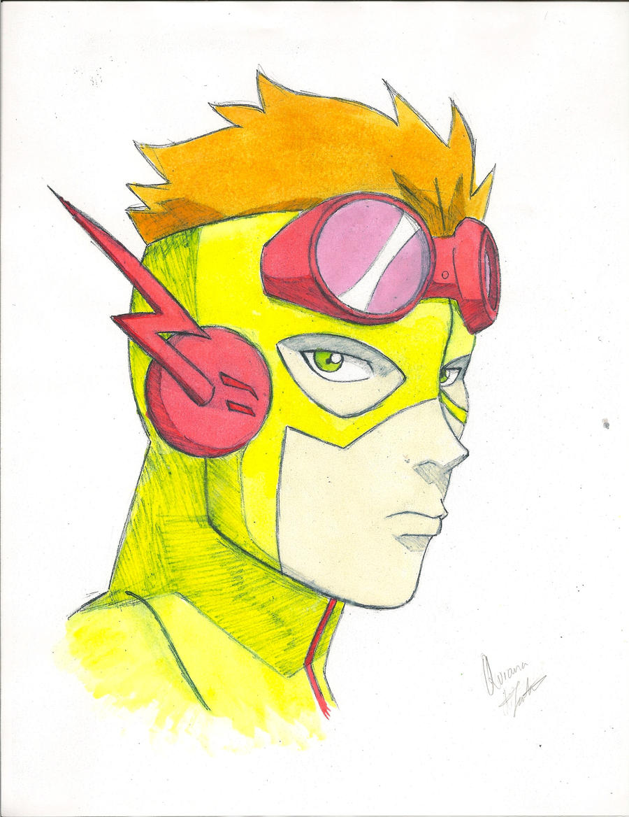 Young Justice: Kid Flash (Colored)