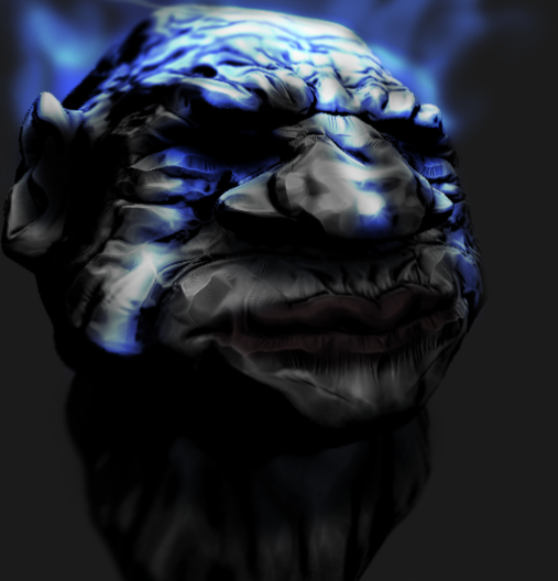 Gorillaman Head zbrush sculpt