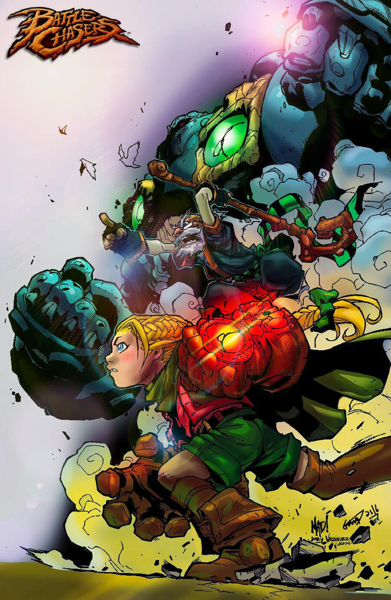 Battle Chasers Joe mad colored by Me!