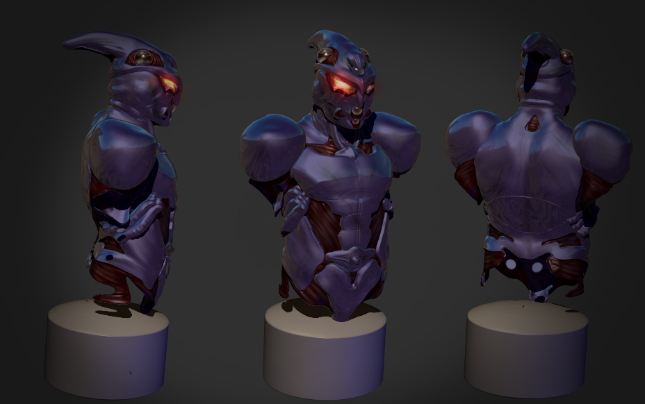 ZBrush Guyver redesign WIP