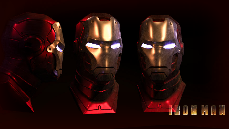 Ironman zbrush and blender model