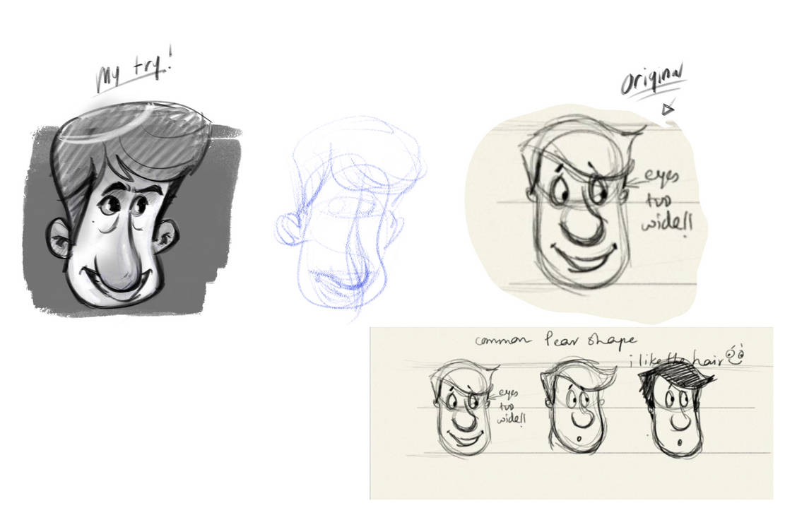 Head Character Design My Try on Character Design of Character's Head by Gman20999 on DeviantArt