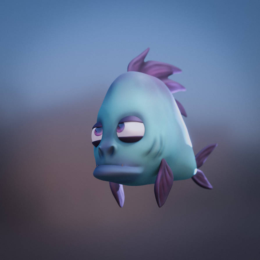 Stylized Fish Blender Render by Gman20999 on DeviantArt