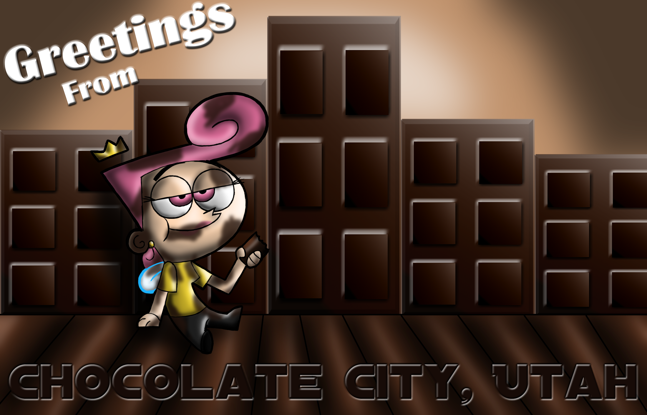 Chocolate City Post Card
