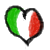 [Flags Hearts] Italy Heart