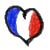 [Flags Hearts] France Heart
