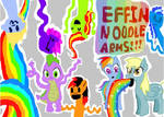 Ponies Noodle Arms Collab doodle
