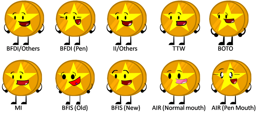 Star Coin (Object Show Posings) by UltraJacob2016 on DeviantArt