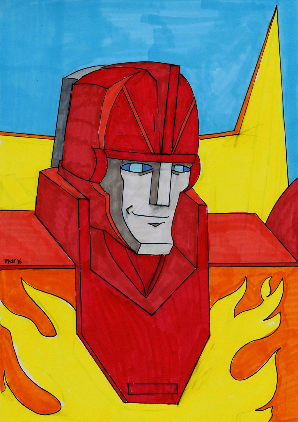 Hot Rod G1 Toy Portrait