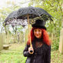 The black parasol