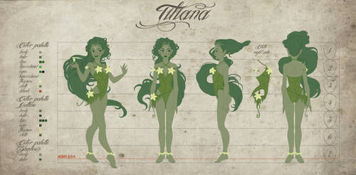 Tiliana Model Sheet